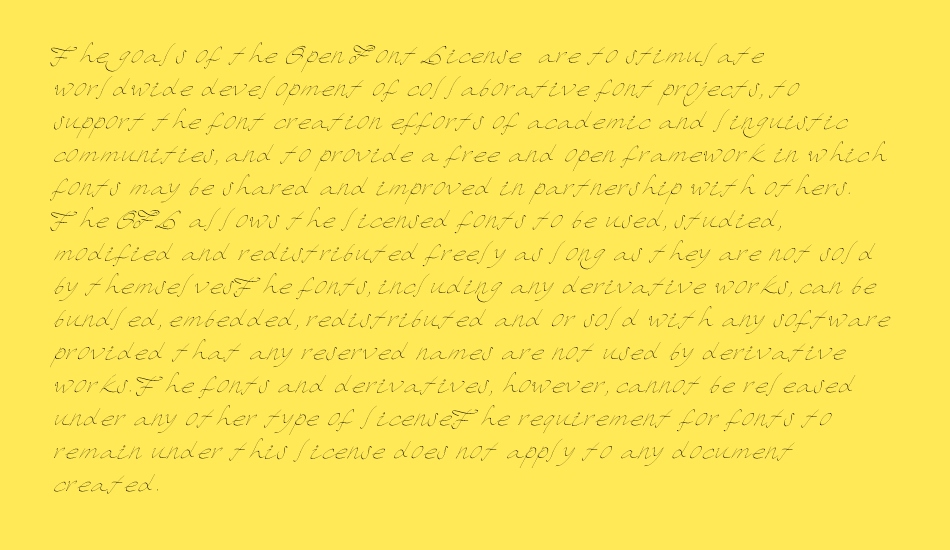 PWScript font 1