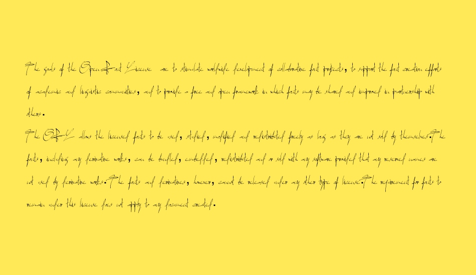 PWSignaturetwo font 1