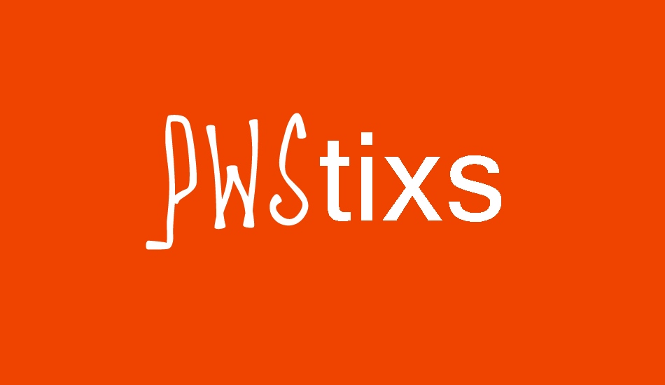 PWStixs font big