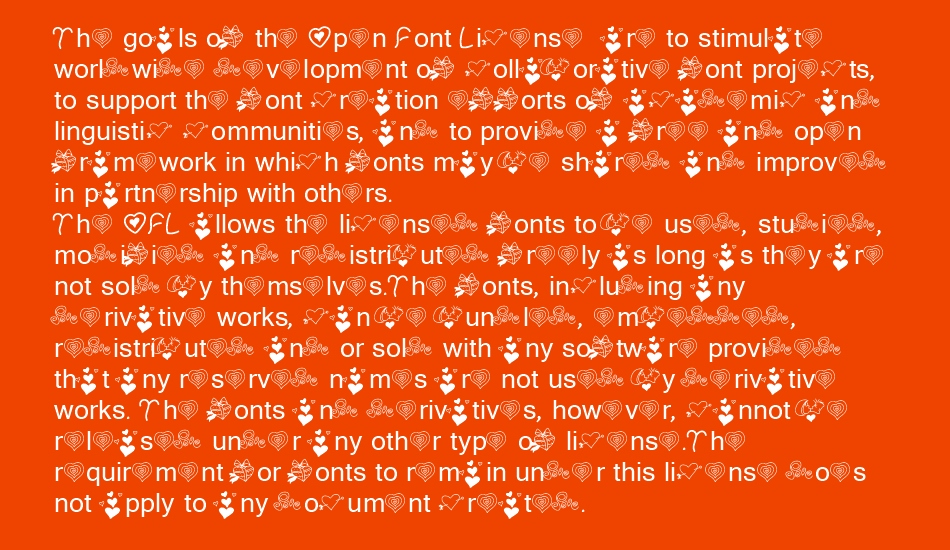 PWValentineLove font 1