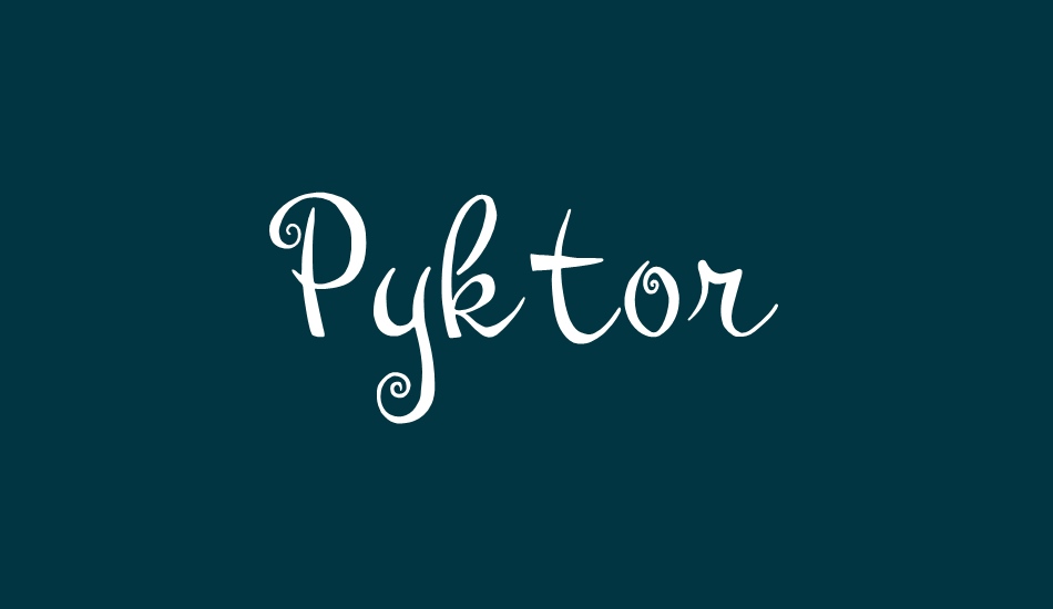 Pyktor font big