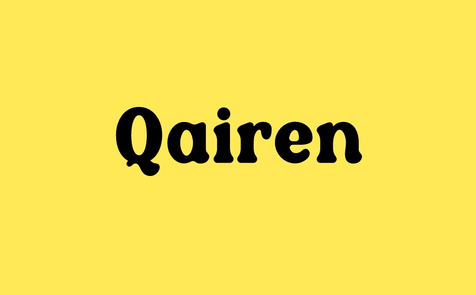 Qairen font big