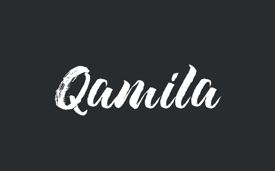 Qamila font big