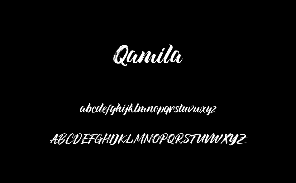 Qamila font