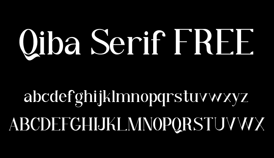 Qiba Serif FREE font