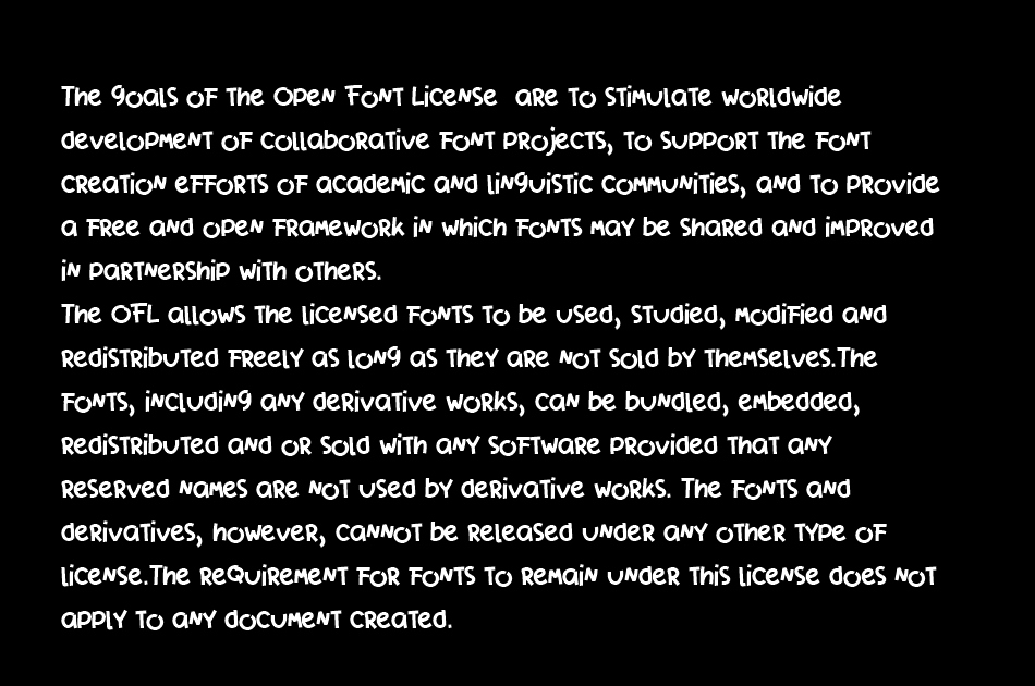 Qigome Monoline font 1