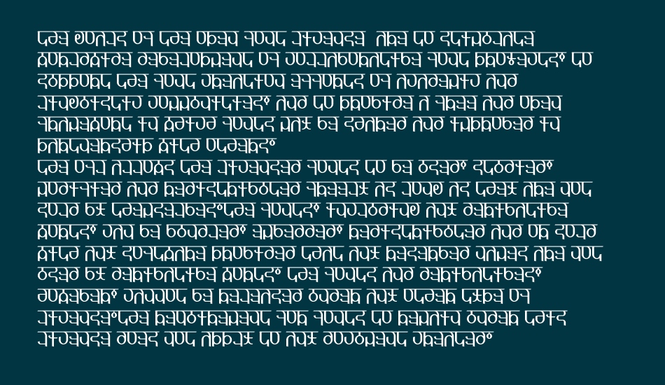 Qijomi font 1