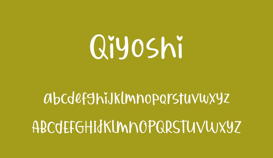 Qiyoshi font