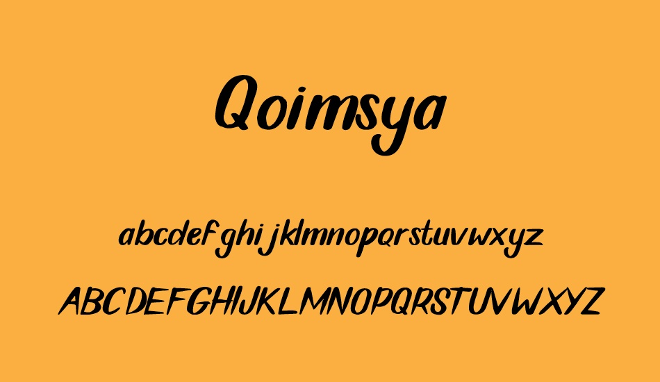 Qoimsya font
