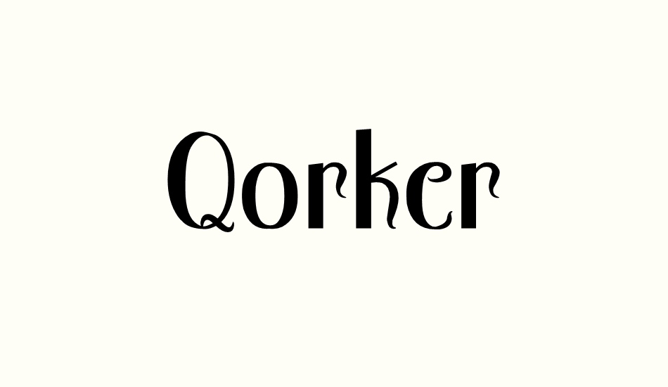 Qorker font big