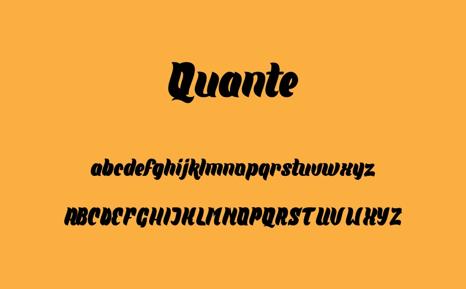 Quante font