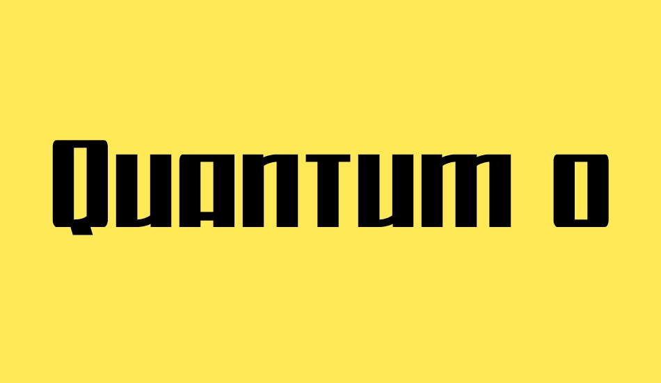 Quantum of Malice font big