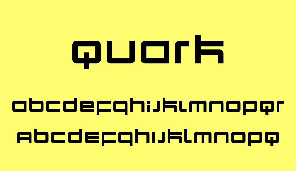 Quark font