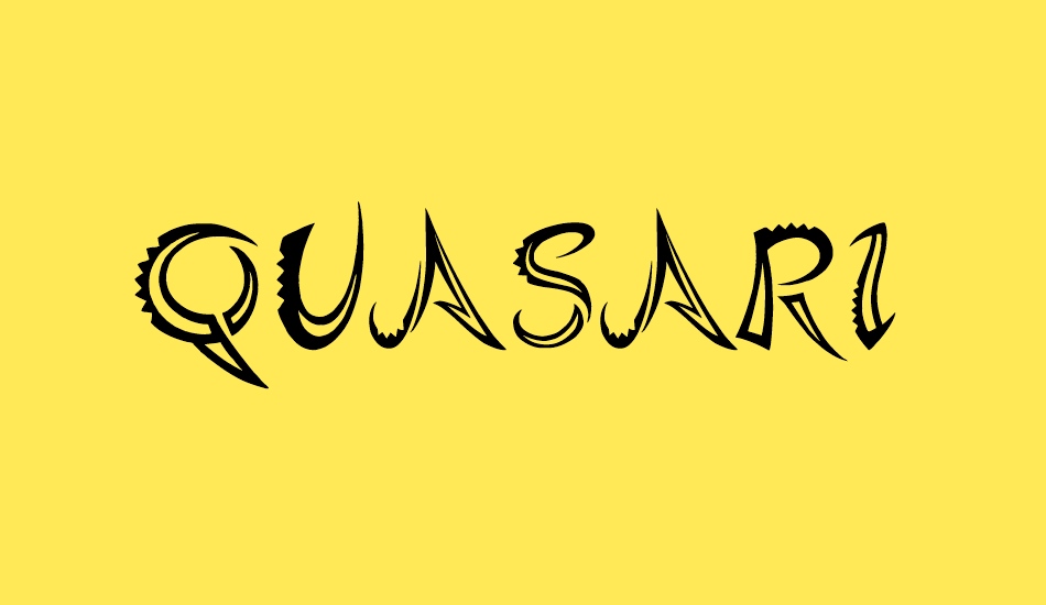 Quasari font big