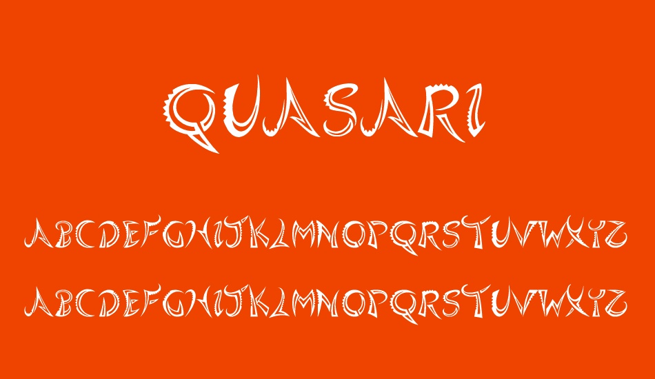 Quasari font