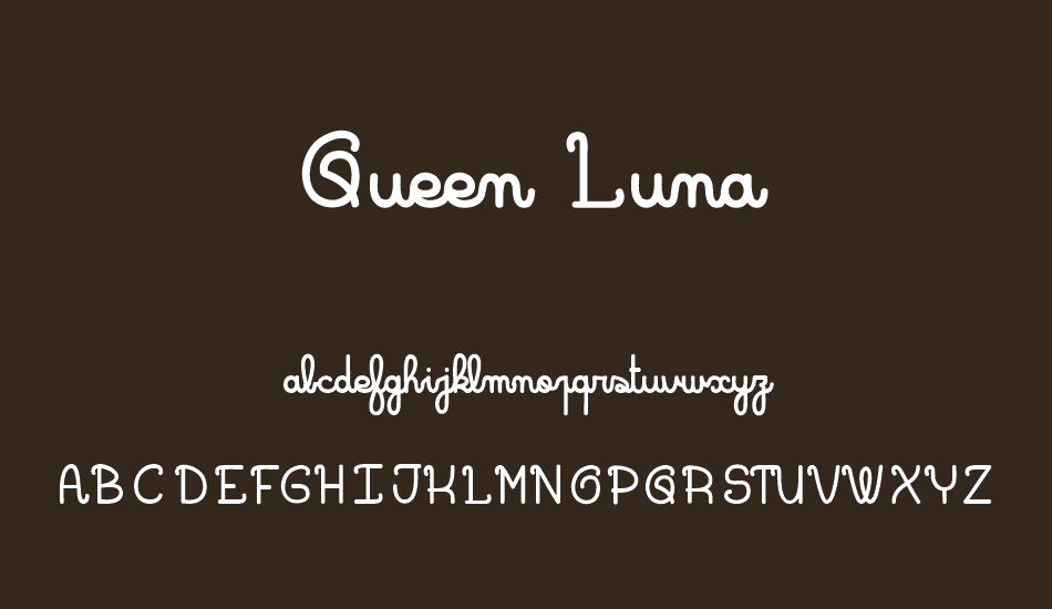 Queen Luna font