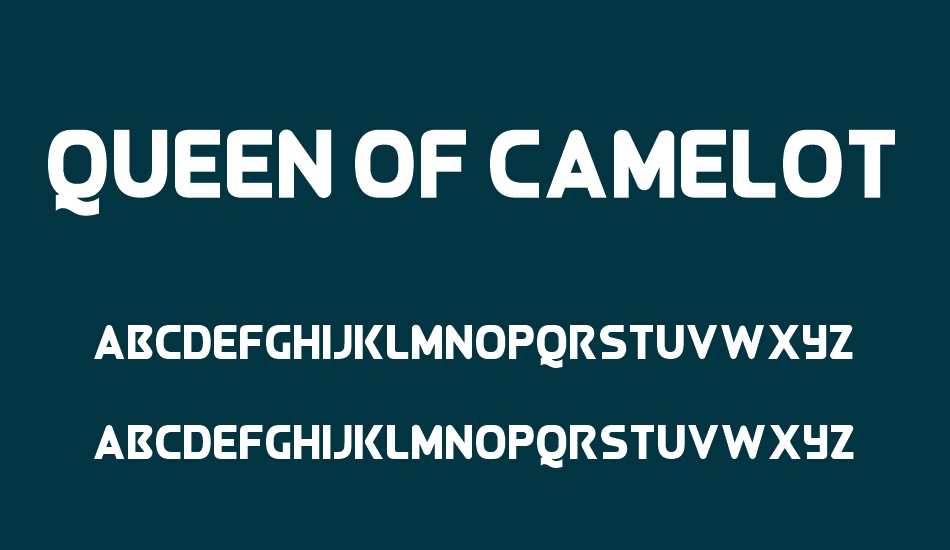 Queen of Camelot font