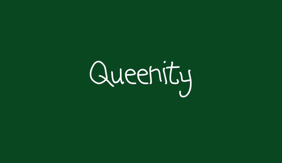 queenity font big