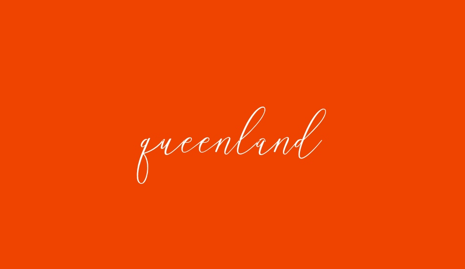 queenland font big