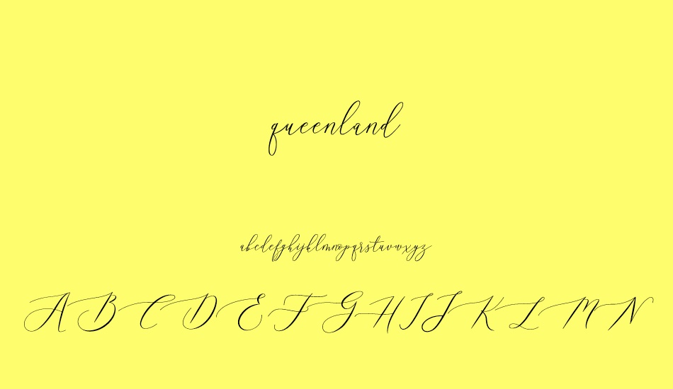 queenland font