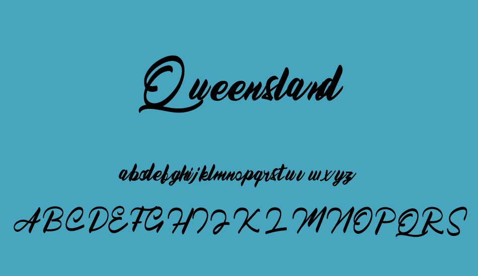 Queensland Free font