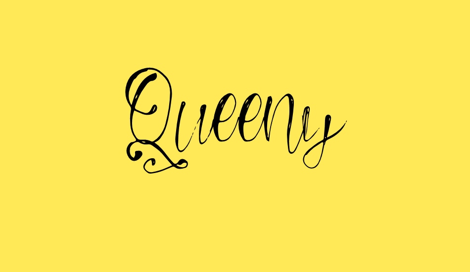 Queeny font big