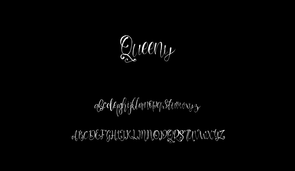 Queeny font