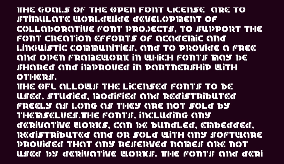 Questlok font 1