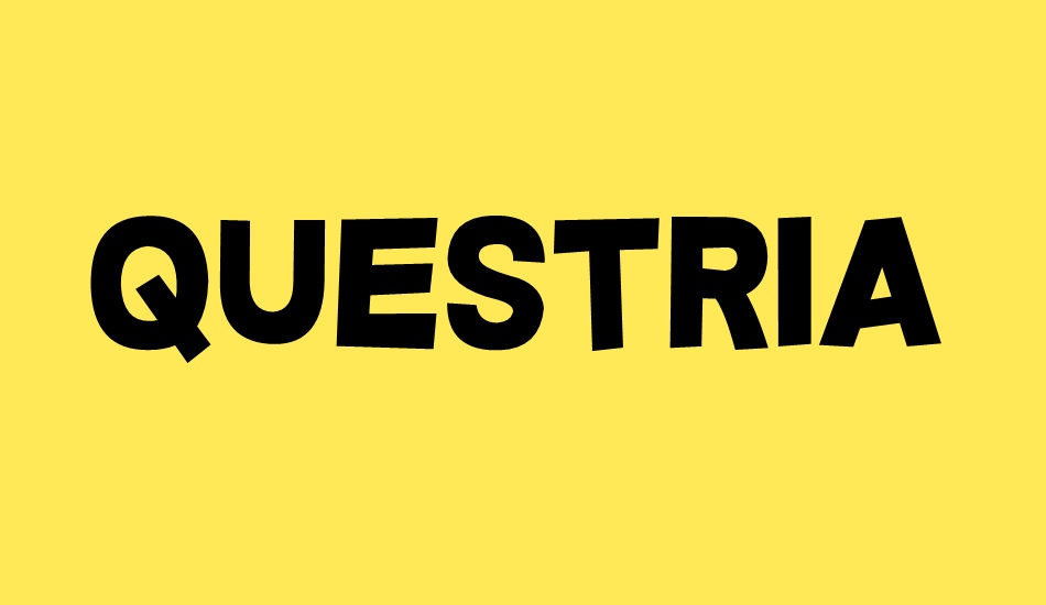 Questrian font big