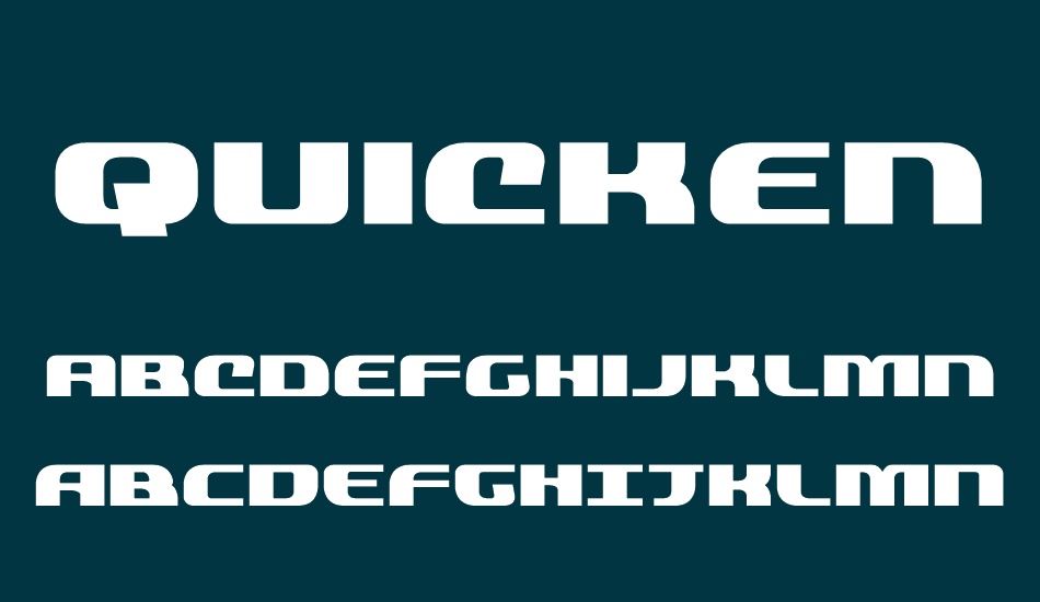 Quickening font