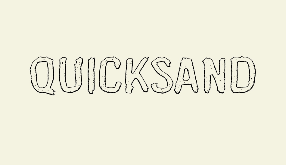 Quicksand x font big