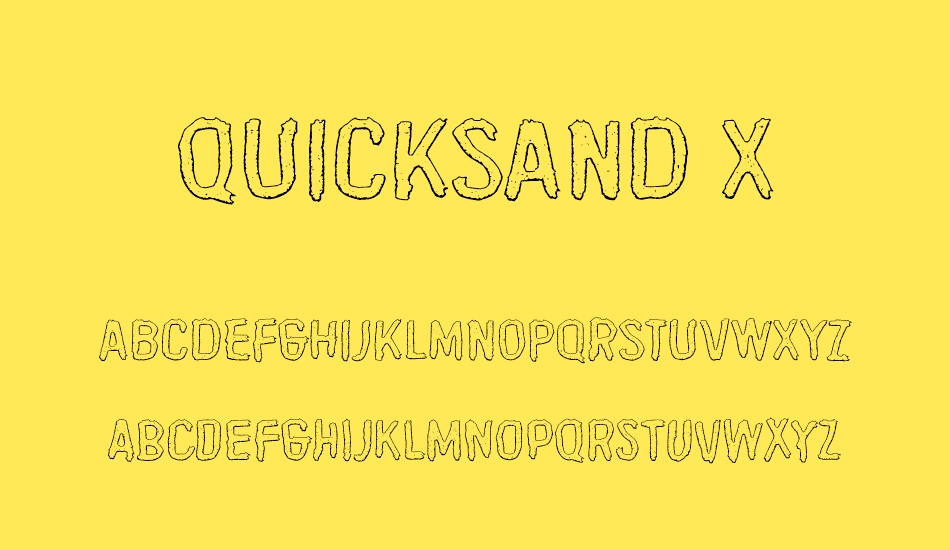 Quicksand x font