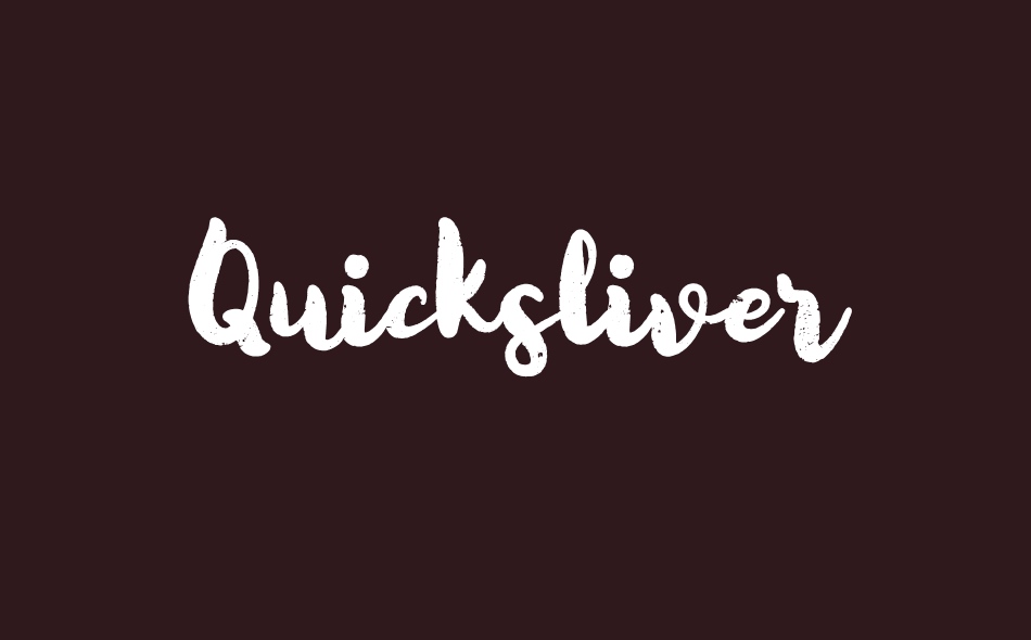 Quicksliver font big