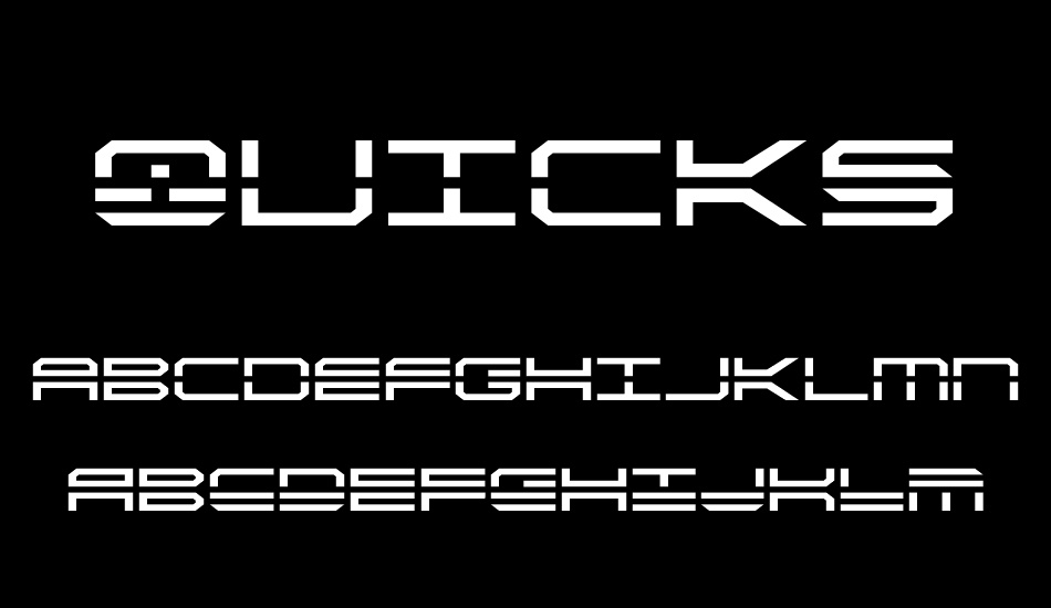 QuickStrike font