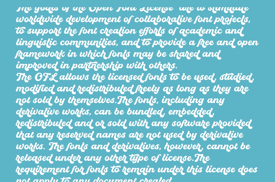 Quintal Script font 1