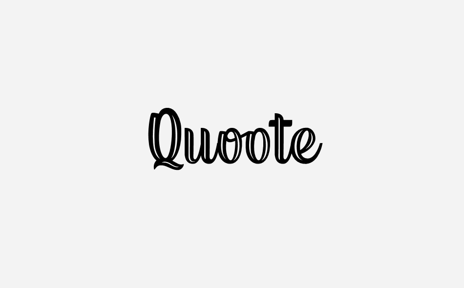 Quoote font big