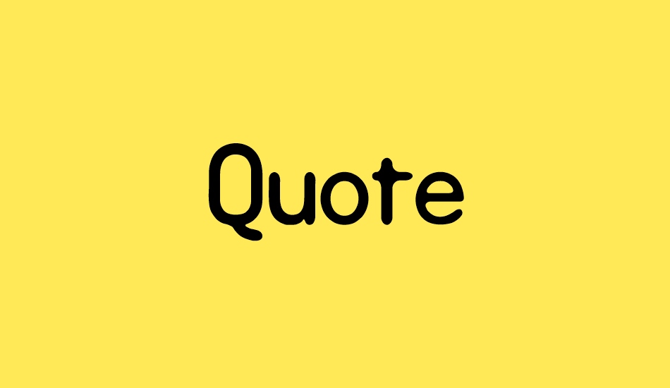 Quote font big