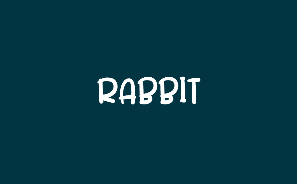 Rabbit font big
