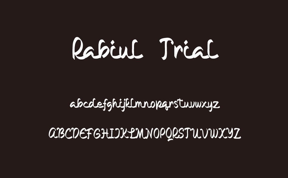 Rabiul font