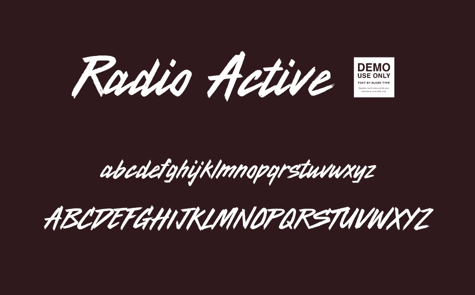 Radio Active font