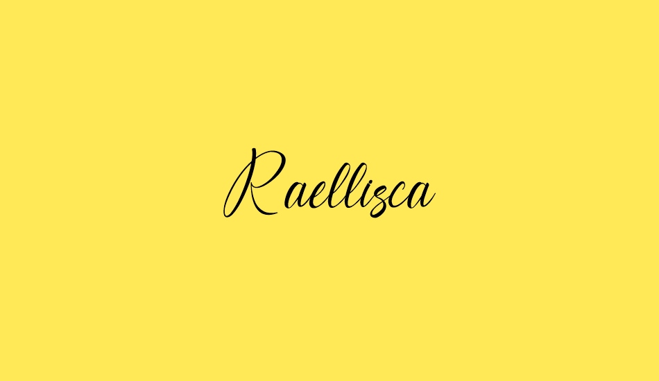 raellisca font big