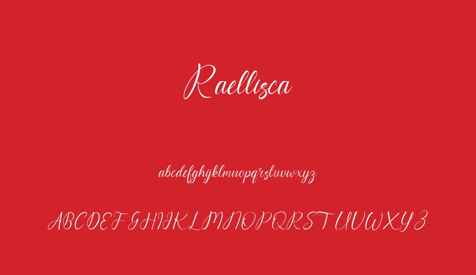 raellisca font