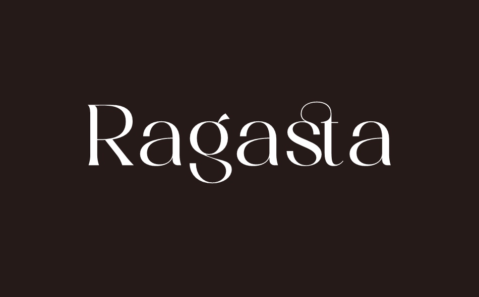 Ragasta font big