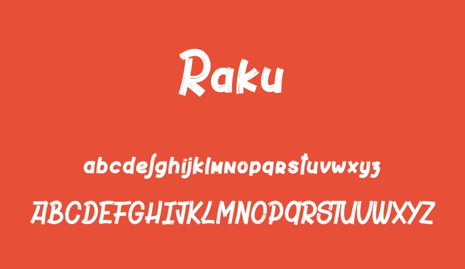 raku font