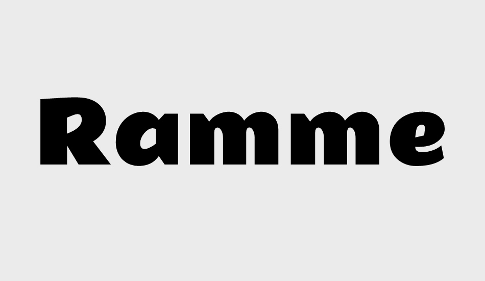 rammetto-one font big