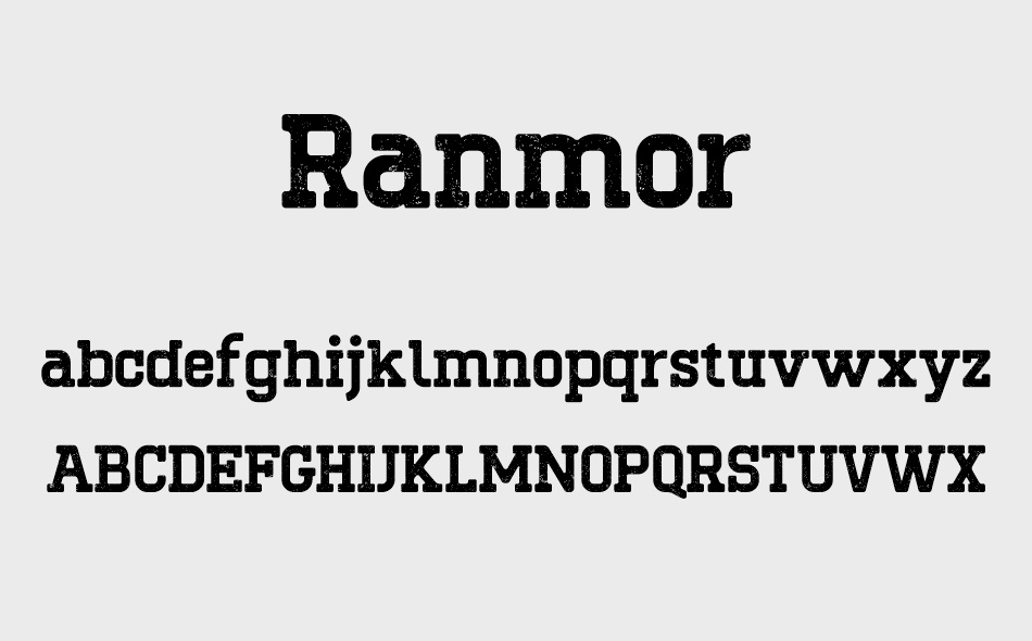 Ranmor font