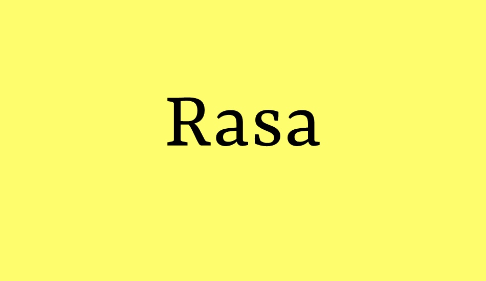 rasa font big