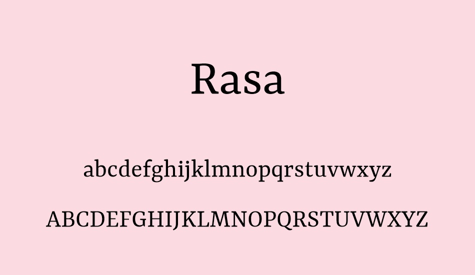 rasa font