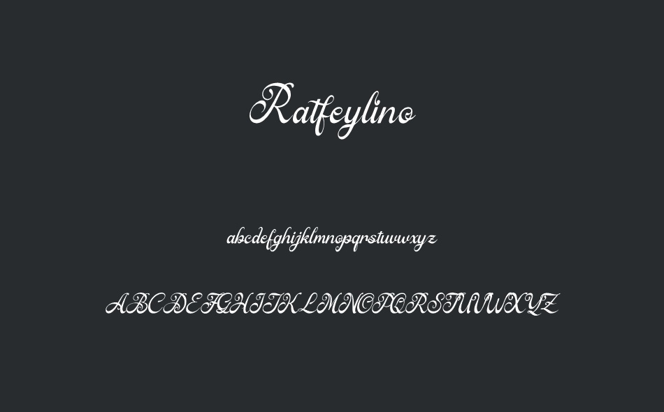 Ratfeylino font