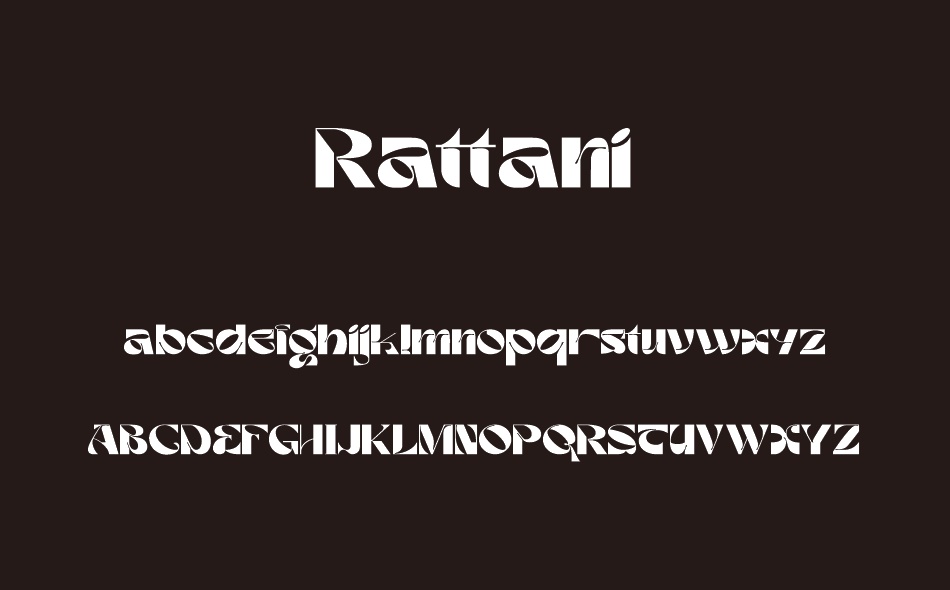 Rattani font